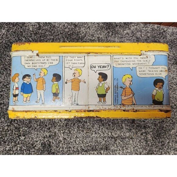Vintage 1973 Wee Pals Lunch Box RETRO COLLECTIBLE  #A83 - Picture 7 of 9
